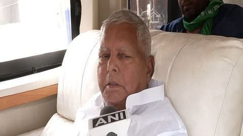 Former Bihar CM Lalu Prasad Yadav.