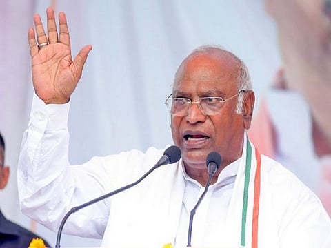 Congress chief Mallikarjun Kharge