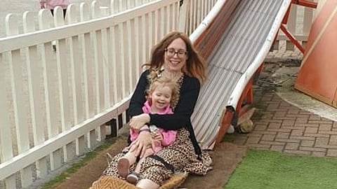 Dr Emily Cooper with daughter Isabelle, who died early on Thursday morning