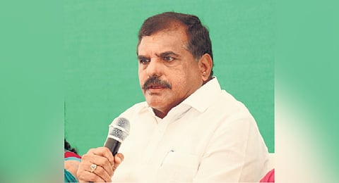 Andhra Pradesh Leader of Opposition in Legislative Council Botcha Satyanarayana.