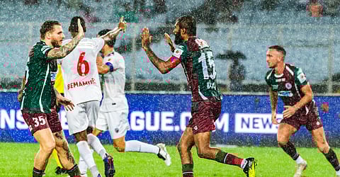 The game exploded into life early, with three goals in the opening 24 minutes as both sides traded blows.