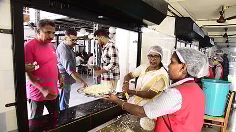 Kudumbashree members are running the facility very well and they have the support of the council.