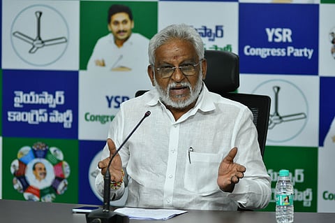 YSRC Rajyasabha MP YV Subba Reddy