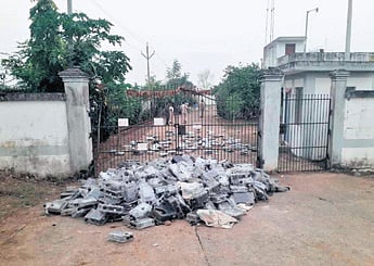 Smart meters dumped at TPWODL grid office in Barpali