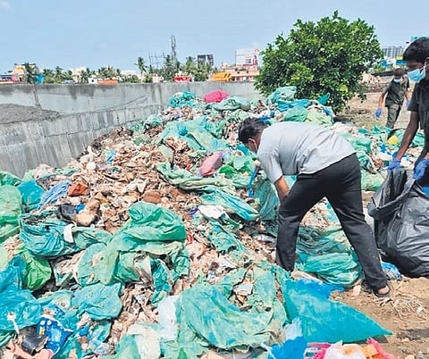Pictures from the site indicated that the biomedical waste, at least partly dumped, was generated by a popular city hospital specialising in orthopaedics.