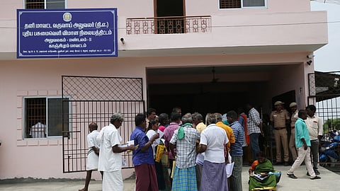 The villagers of Ekanapuram getting together to say 'no' to the proposed airport.