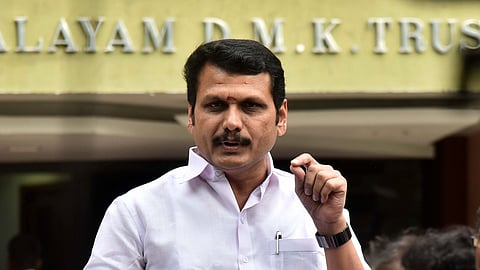 Former Tamil Nadu minister and DMK leader V Senthil Balaji.
