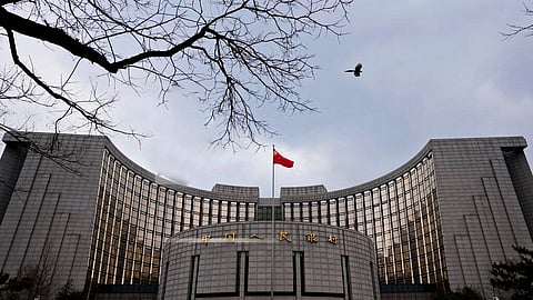 China's central bank in Beijing