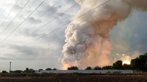 Explosion occurred at firecracker factory in sattur village in Virudhunagar.