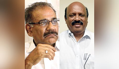 Kerala state forest minister A K Saseendran and Kuttanad MLA Thomas K Thomas