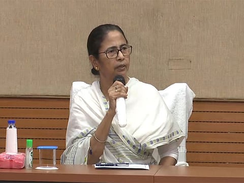 West Bengal CM Mamata Banerjee holds meeting to address flood situation.