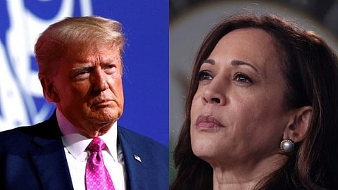 Harris, Trump seek advantage in knife-edge election battle