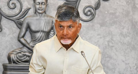 Andhra Pradesh chief minister N Chandrababu Naidu
