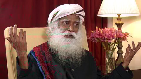Isha Foundation founder and spiritual guru Sadhguru Jaggi Vasudev.