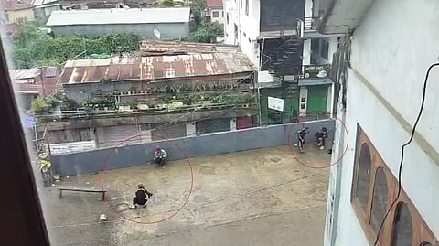 A gunfight broke out between two groups on Wednesday over the cleaning of a plot of land as part of the 'Swachhata Abhiyan'