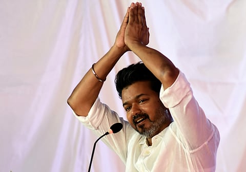 Actor and Tamizhaga Vettri Kazhagam party Chief Vijay