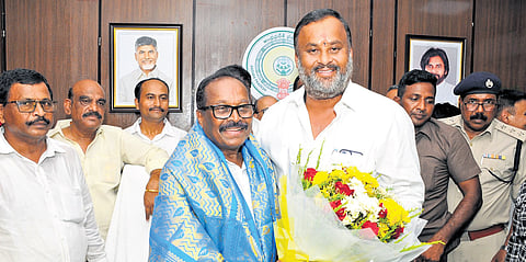 K Narayana assumes charge as APSRTC Chairman on Saturday