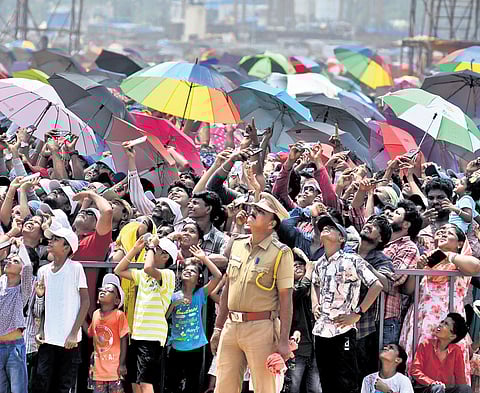 Many parents struggled to find water for kids during the air show