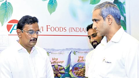 MP Kesineni Sivanath inaugurated theMega Food Business Expo-2024 in Vijayawada on Sunday