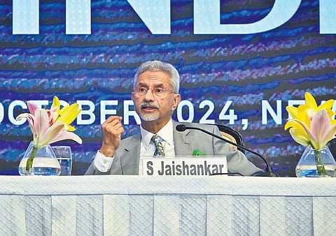 EAM Jaishankar addresses the 3rd Kautilya Economic Conclave in New Delhi