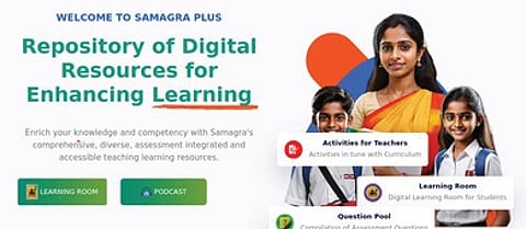 The revamped Samagra Plus portal of state government.