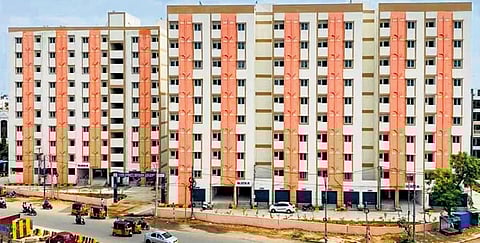 Musi evictees move into 2 BHKs, complain of water shortage in Hyderabad