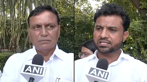 (L-R) A collage of newly elected Independent Haryana MLAs Rajesh Joon and Devender Kadyan.