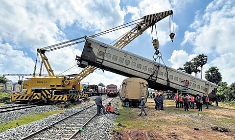Mock drill held at Vejendla railway station