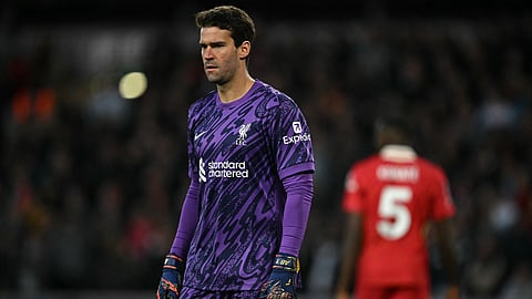 Liverpool's Brazilian goalkeeper #01 Alisson Becker