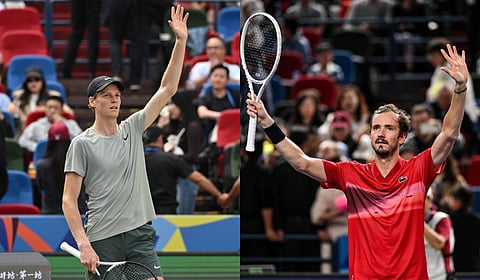 Jannik Sinner and Daniil Medvedev