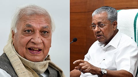 Arif Mohammed Khan and Pinarayi Vijayan