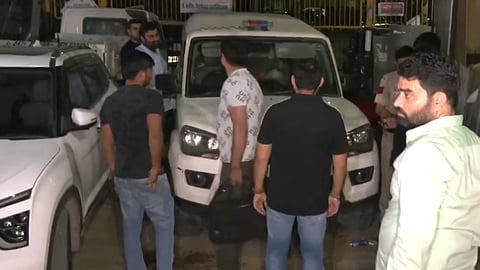 Visuals from Ramesh Nagar in Delhi. Delhi Police Special Cell has recovered a consignment of cocaine from a closed shop here. About 200 kg of drugs have been recovered, whose value in the international market is more than Rs 2,000 crore