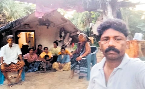 Even as people across Ganjam celebrate Durga Puja with pomp and fervour, a family from Laudigaon within Golanthara police limits in the district.