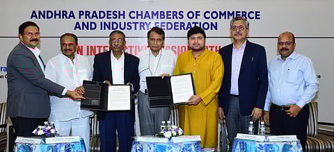 Andhra Pradesh Chambers of Commerce and Industry Federation held an interactive session in Vijayawada.
