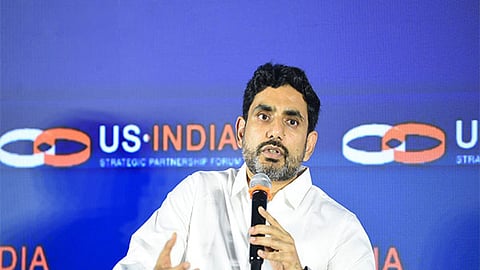 IT Minister Nara Lokesh.