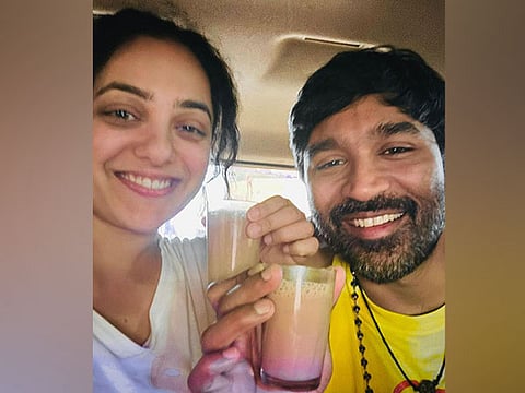 Nithya Menen took to her Instagram account to confirm her role in 'Idli Kadai', as she shared a picture of herself with Dhanush.