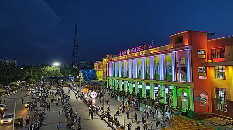 The New Delhi Railway Station