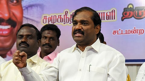 Tamizhaga Vazhvurimai Katchi leader T Velmurugan