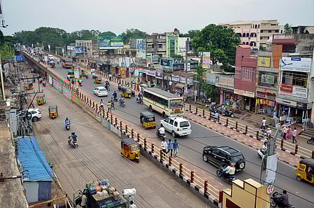 Overview of the Sankar Vilas flyover