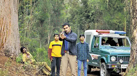 A still from Snakes and Ladders