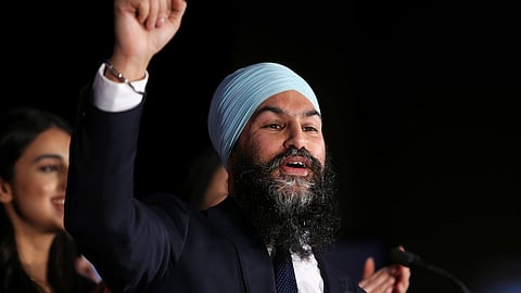 Pro-Khalistani Sikh leader Jagmeet Singh, who heads Canada’s NDP, announced his decision to resign after facing a personal and party-wide setback in the federal elections.