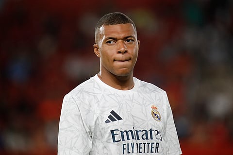 Real Madrid's Kylian Mbappe