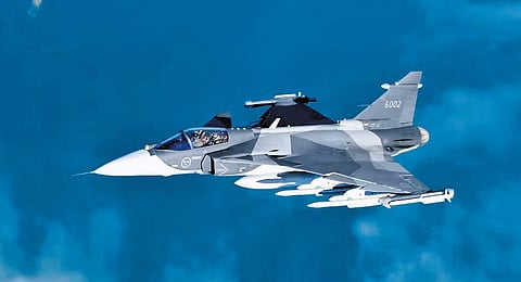 Saab says can deliver 1st Gripen in 3 yrs
