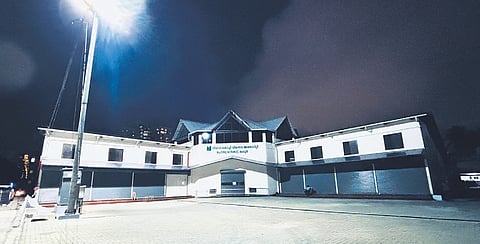 The 40,000-square feet market complex near Manapattiparambu, Kaloor