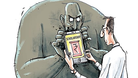 Fraudsters, pretending to be government officials, have been targeting parents, especially those of students in Classes 10 and 12, under the guise of scholarships.