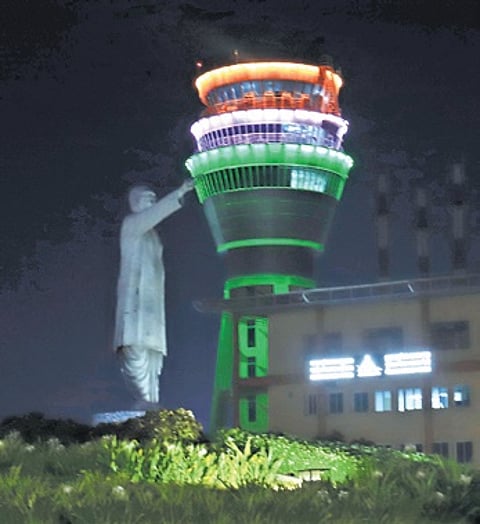 The ATC tower at Biju Patnaik International Airport (BPIA)