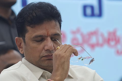 Telangana state IT Minister D Sridhar Babu