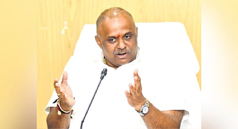 Minister for Revenue, Registration and Stamps Anagani Satya Prasad.