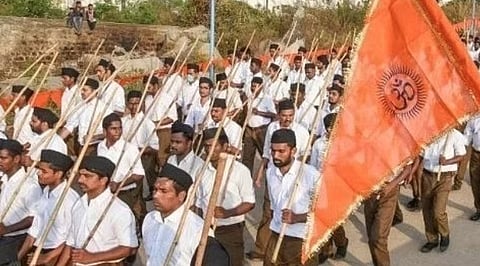 After an altercation over the issue, the accused called others and attacked people with a knife, in which 10 RSS workers got injured