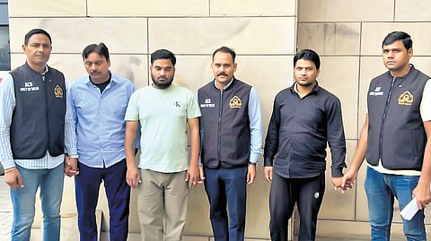 From left: Akram Ali, Vikas Bansal and Intzar